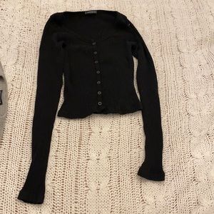 Black brandy Melville button up